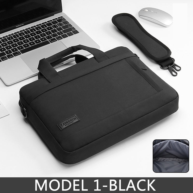 Laptop Bag Sleeve Case Protective Shoulder Carrying Case For pro 13 14 15.6 17 inch Macbook / FREE Shipping