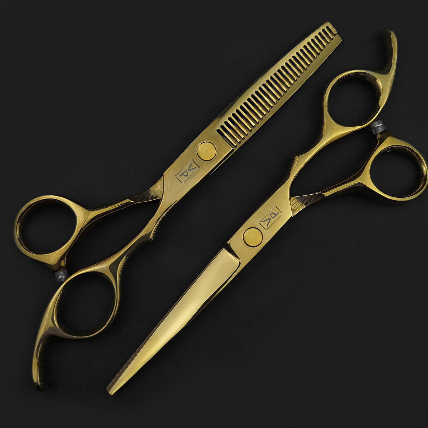 Professional Japan 440c 6 Inch Hair Scissors Set /  Cutting Shears / Thinning Barber Scissors Set / Barber Hairdressing Scissors  / FREE Shipping