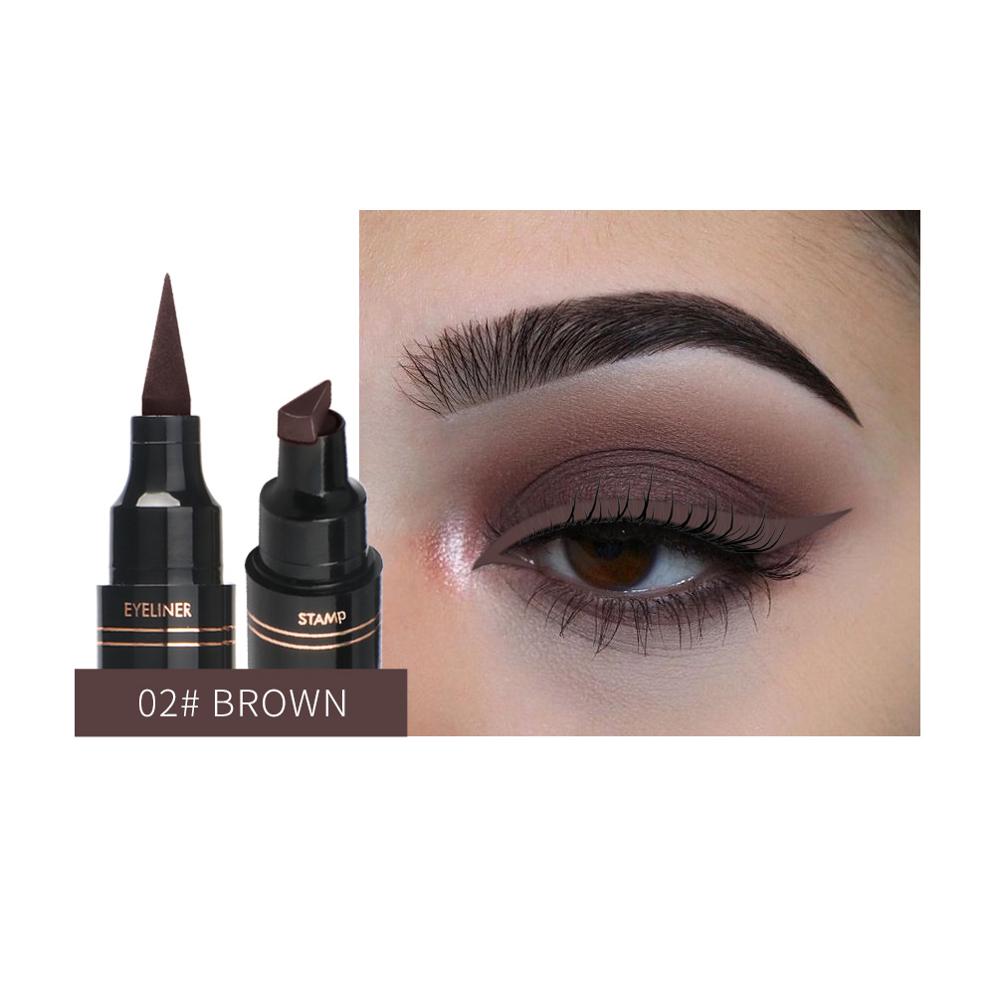 QIBEST multi-color  Eyeliner  Pen Waterproof Fast Dry Double-ended / FREE shipping