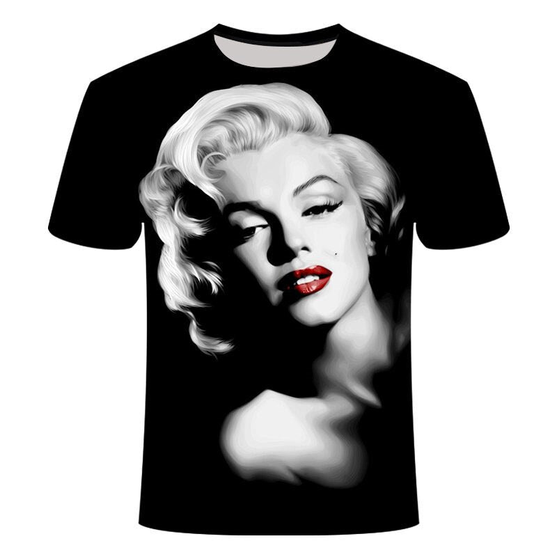 Men / Ladies t-shirt prints Marilyn Monroe with other beautiful  prints / FREE shipping