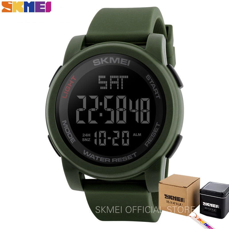 SKMEI Top Luxury Sport Watch for Men /  Alarm Clock / Waterproof /  Multifunction Digital Watch