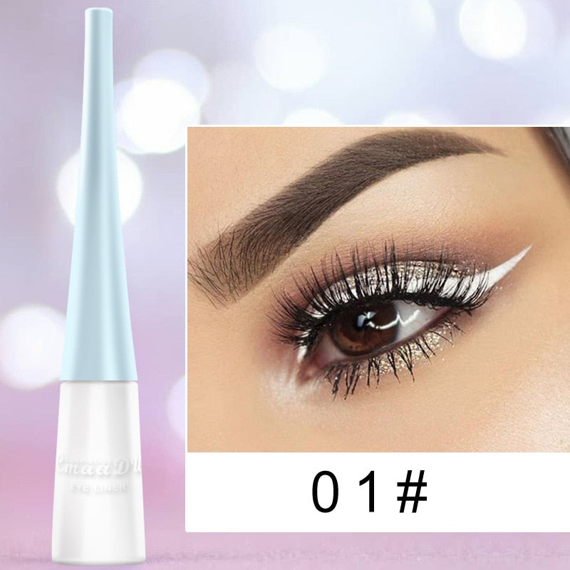 Cmaadu Cosmetics Colorful Liquid Eyeliner Waterproof  Eyeliner Gel / Buy 6 get 1 FREE / Enter Code NND4EY0NDCRE / FREE Shipping