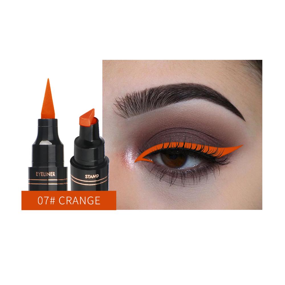 QIBEST multi-color  Eyeliner  Pen Waterproof Fast Dry Double-ended / FREE shipping