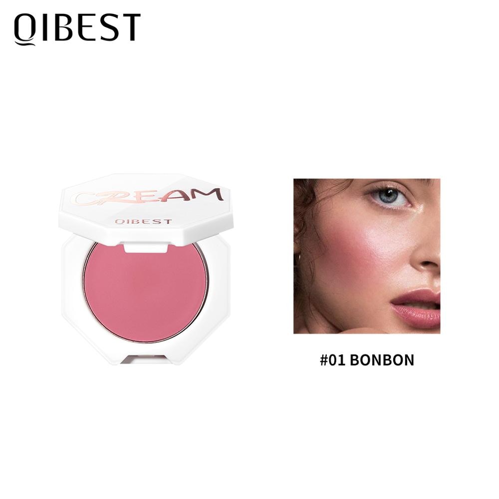 QIBEST Face Blush Peach Cream Makeup Cosmetics  / FREE Shipping