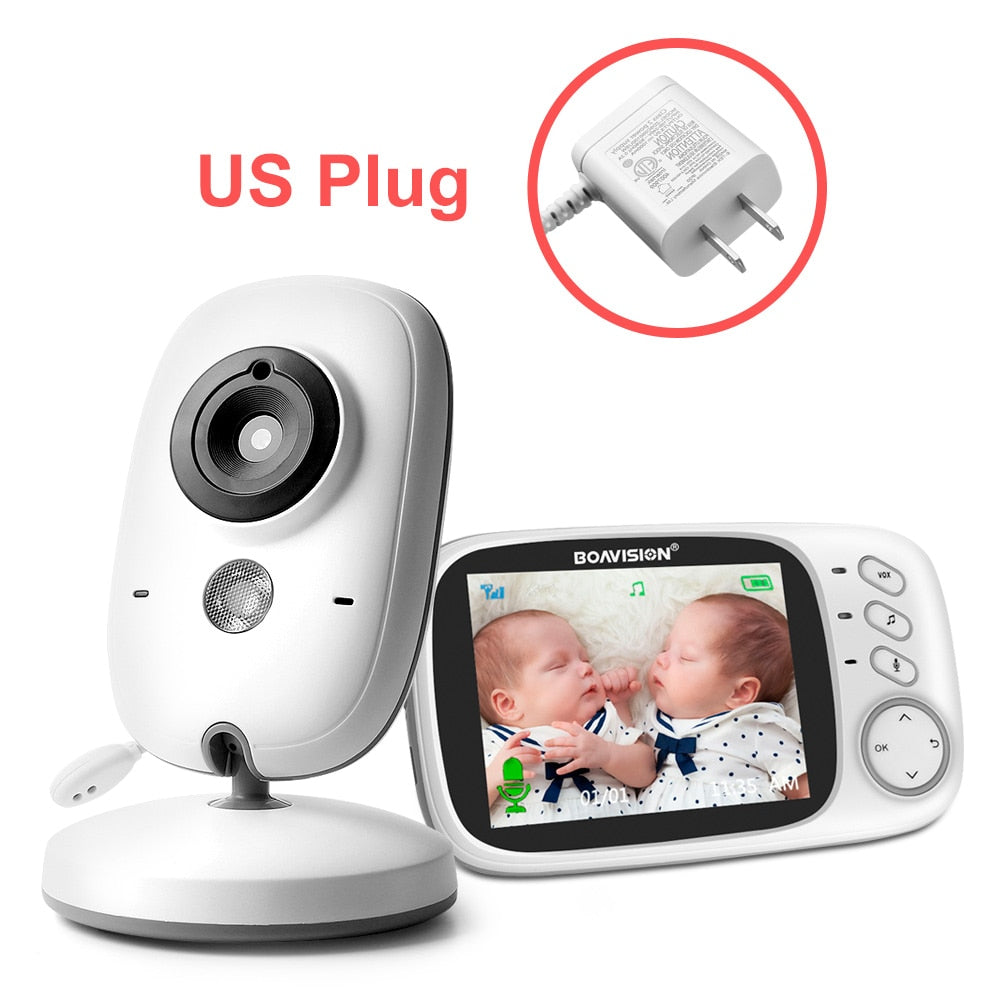 VB603 Video Security Camera Baby Monitor 2.4G Wireless and 3.2 Inches LCD 2 Way Audio / Free Shipping