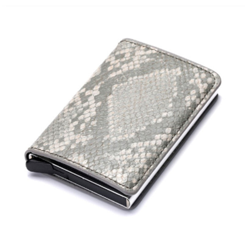 Men RFID Blocking Money, Bank Card Slim Leather Wallet-ID Holder-money clip/ Free Shipping