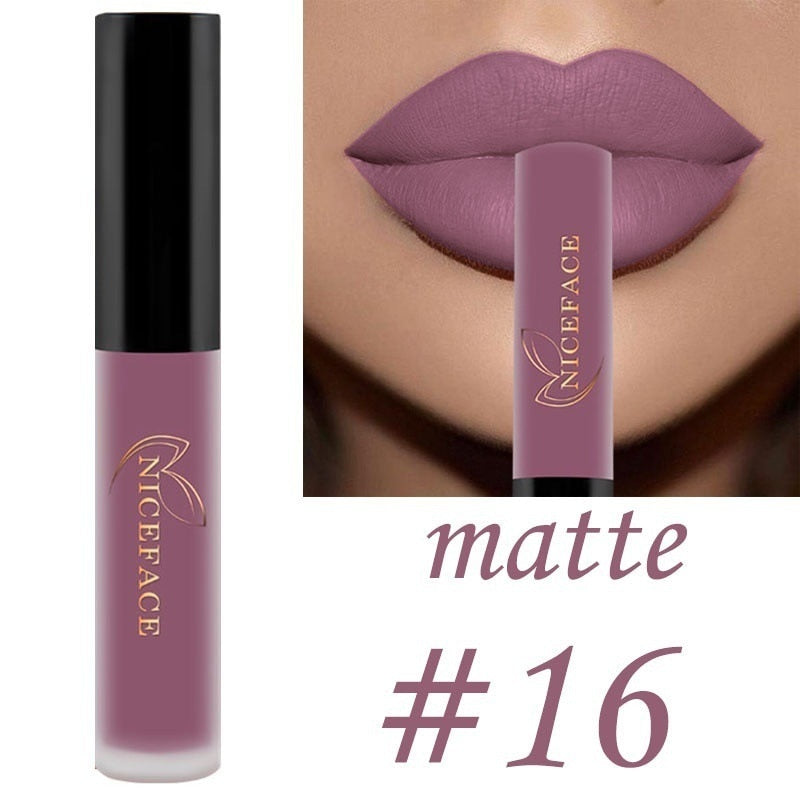 Best Lip Gloss/ Lipstick 25 Colors Waterproof Matte Lip Gloss Liquid / Buy 6 get 1 FREE / Enter Code 1G3G7SQNGXFP /  FREE Shipping
