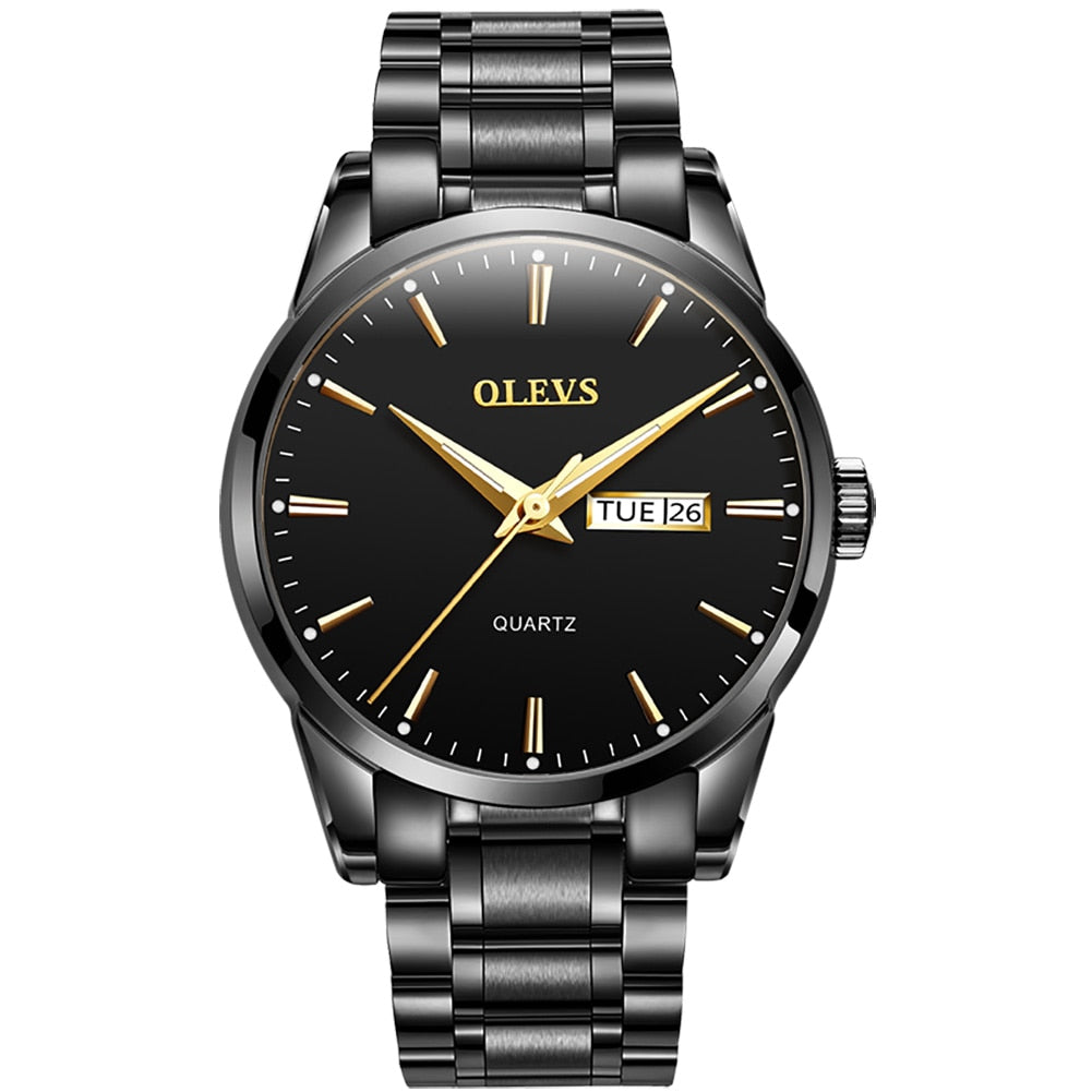 OLEVS Luxury business watch for Men /  enter discount code K0B074XFDPD6 Buy 1 get 1 FREE / FREE Shipping