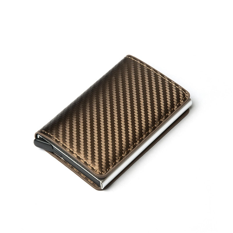 Men RFID Blocking Money, Bank Card Slim Leather Wallet-ID Holder-money clip/ Free Shipping