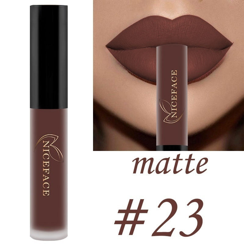 Best Lip Gloss/ Lipstick 25 Colors Waterproof Matte Lip Gloss Liquid / Buy 6 get 1 FREE / Enter Code 1G3G7SQNGXFP /  FREE Shipping