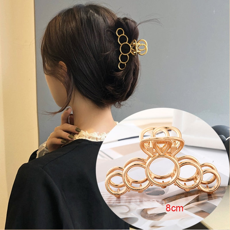 AWAYTR custom Rhinestone Metal Hair Claw Crab Clip / Free Shipping