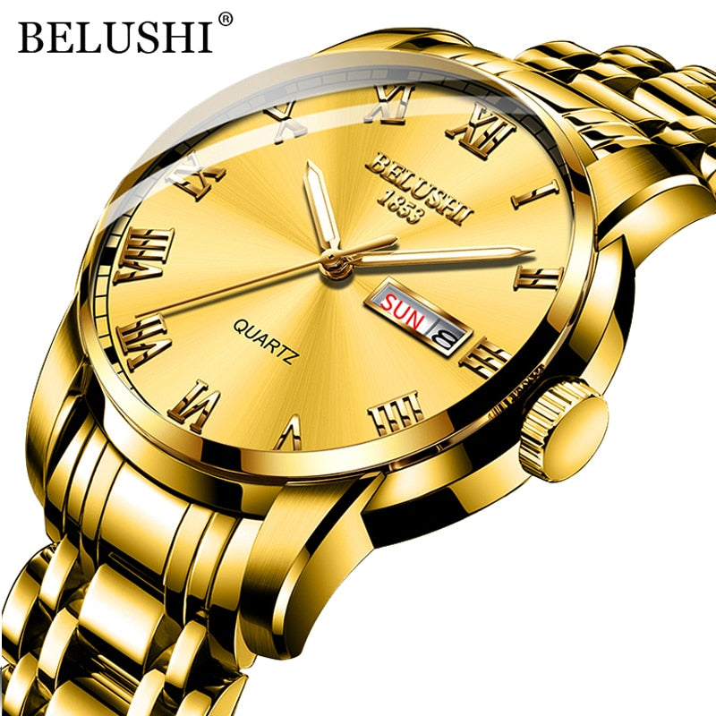 BELUSHI Top Brand Luxury Men's Watch, Luminous/ FREE Shipping - tracking available