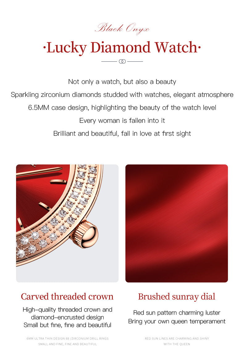 Swiss OUPINKE  beautiful/elegant Top Swiss Sapphire Mirror Alloy  Quartz Ladies Wrist watch