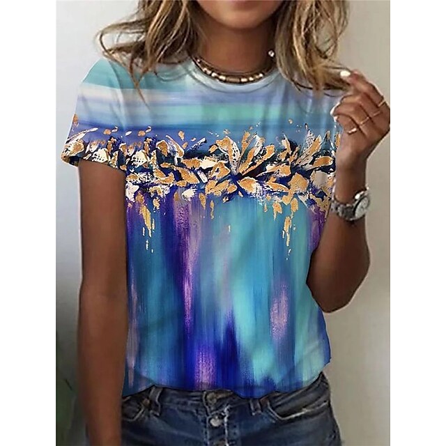 Ladies Beautiful sexy floral prints for blouse / t-shirt top comfortable / enter Discount Code  RYNTGQJRZ81V   BUY 4 get 1 FREE / FREE Shipping