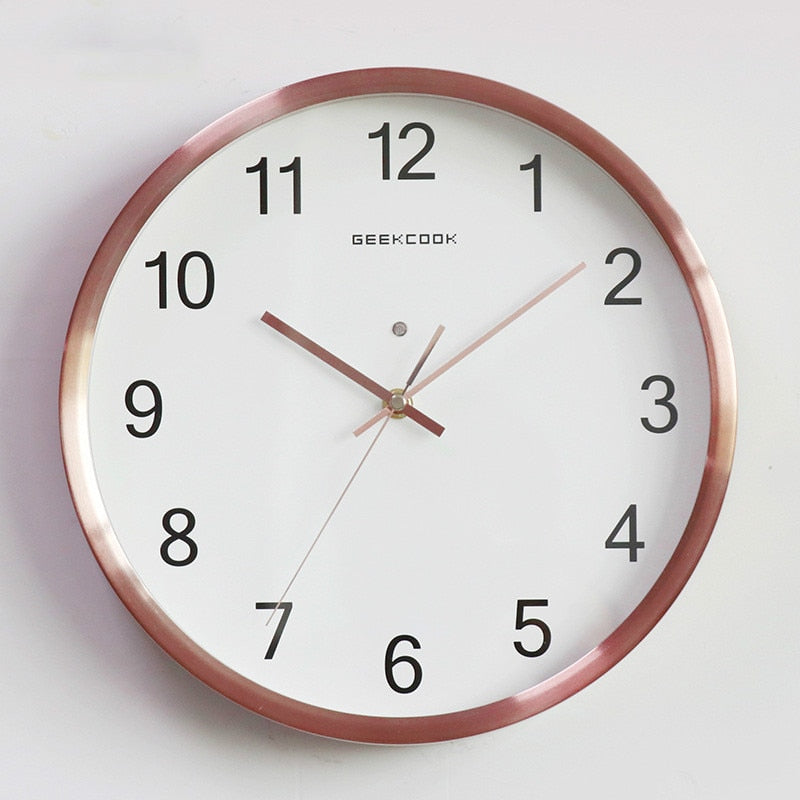 Luminous Wall Clock Large Number Hanging Clocks /  Quiet / Kitchen, Living Room