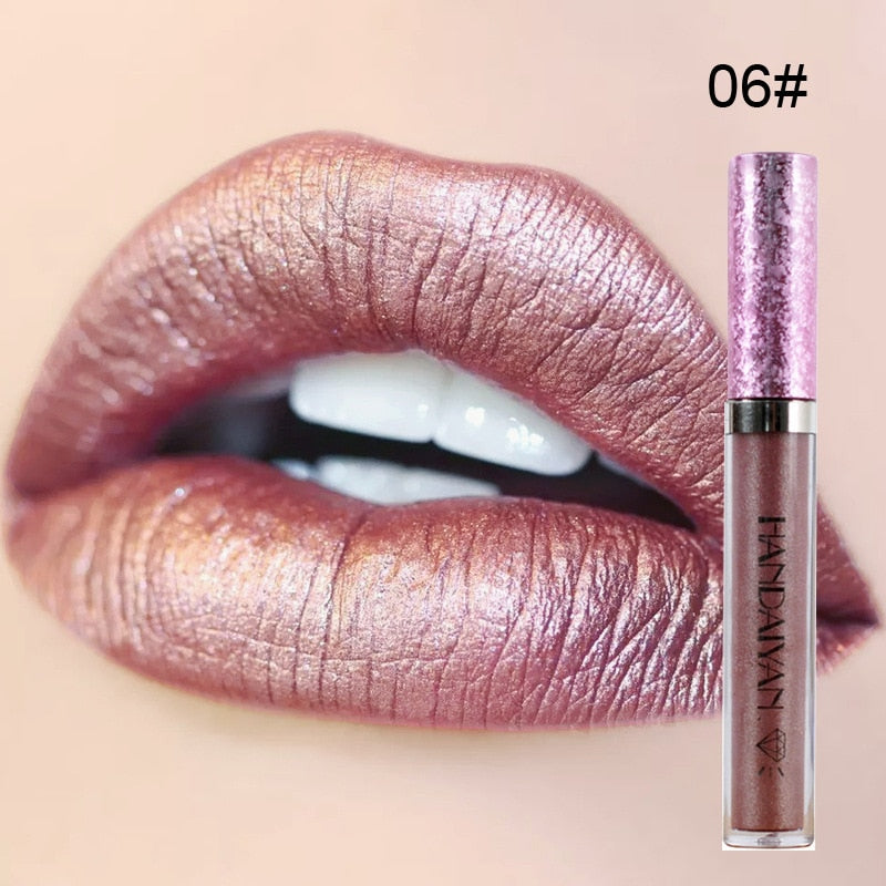 Plump Lip Gloss  Waterproof Liquid Lipstick Shimmer Lip Gloss beautiful colors  / FREE Shipping