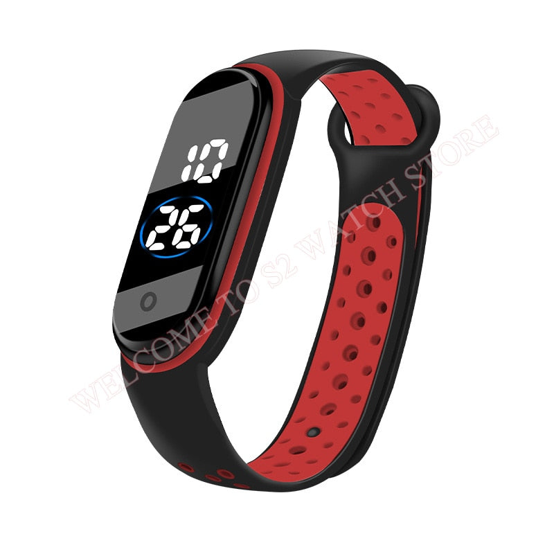 Fashion Sports Watch For Children girls/boys Waterproof Led Digital Watch Ultra-light Silicone Strap Teen Boys Girls WristWatch Unisex