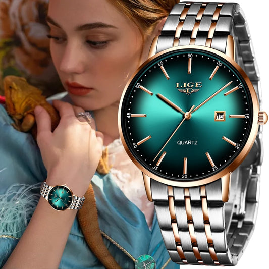 LIGE  beautiful elegant  Ladies Watch /  Waterproof