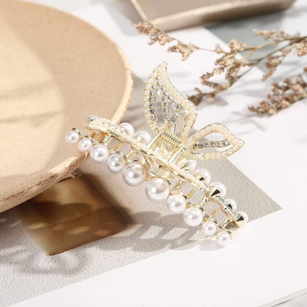AWAYTR custom Rhinestone Metal Hair Claw Crab Clip / Free Shipping
