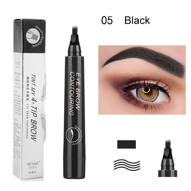 4 Point Eyebrow Liquid Pencil Waterproof - Microblade / Buy 25 get 7 FREE / Enter Code 24QZ9JA6Y2N6 / FREE Shipping