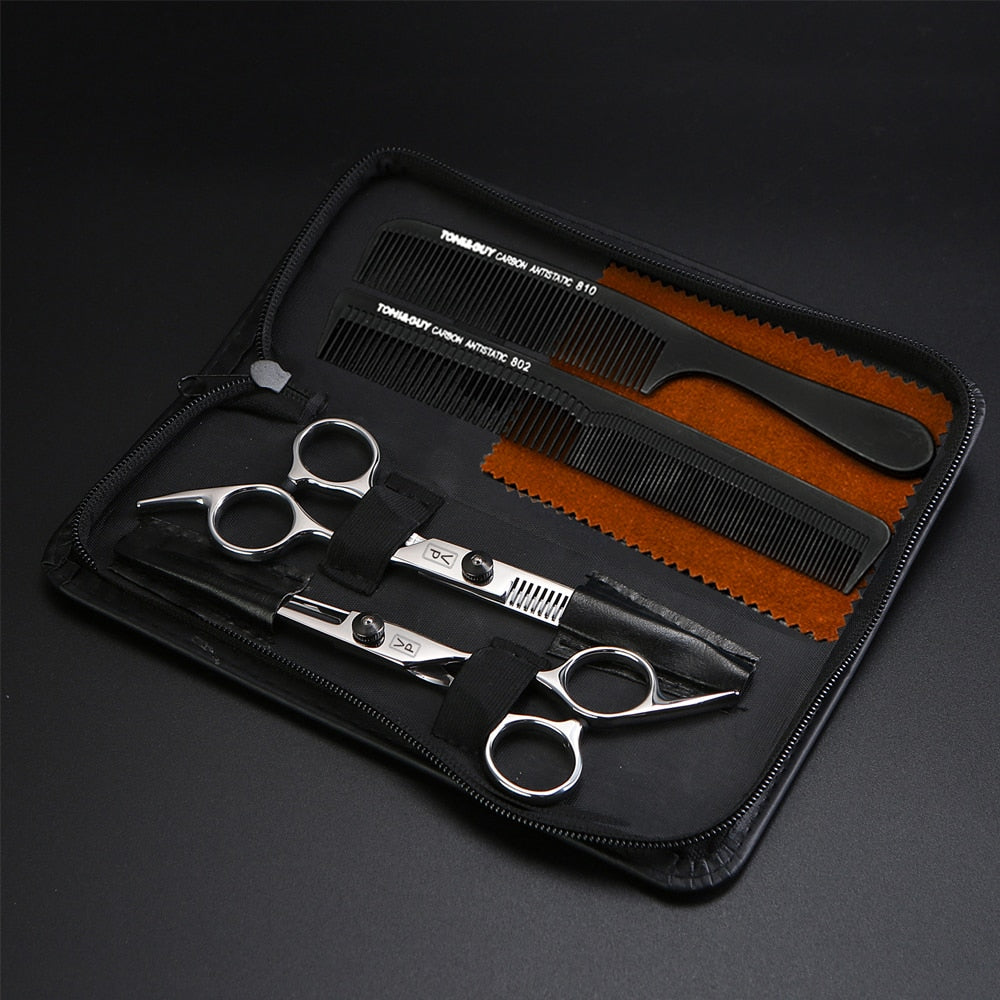 Professional Japan 440c 6 Inch Hair Scissors Set /  Cutting Shears / Thinning Barber Scissors Set / Barber Hairdressing Scissors  / FREE Shipping