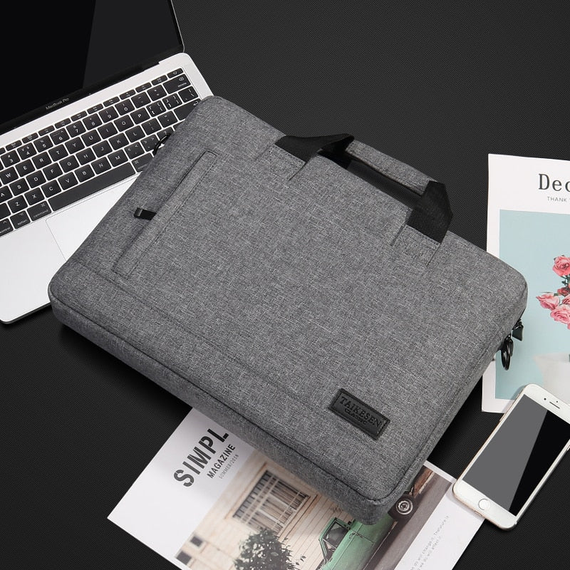 Laptop Bag Sleeve Case Protective Shoulder Carrying Case For pro 13 14 15.6 17 inch Macbook / FREE Shipping