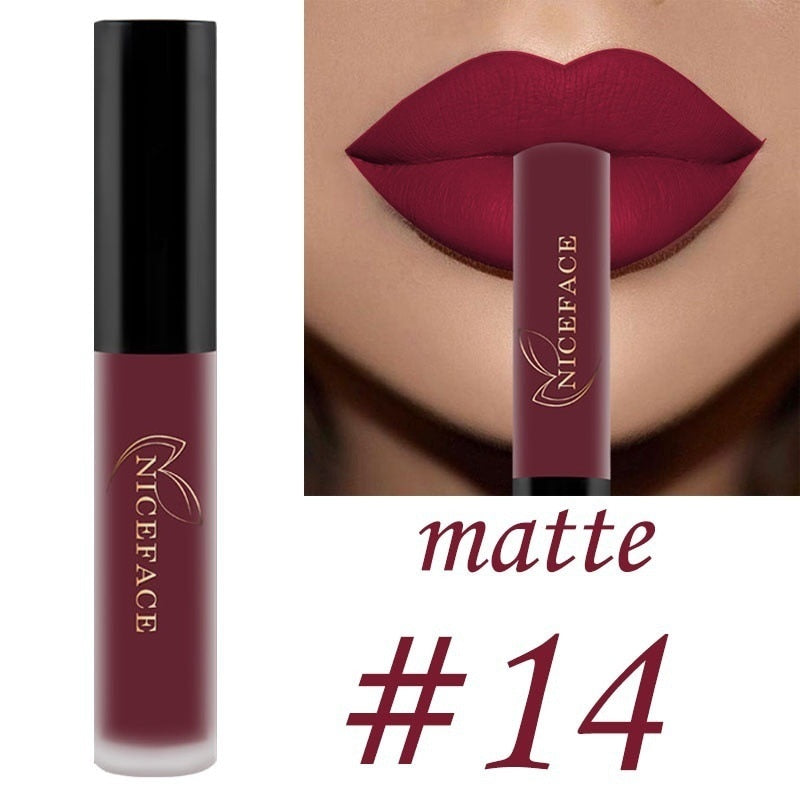 Best Lip Gloss/ Lipstick 25 Colors Waterproof Matte Lip Gloss Liquid / Buy 6 get 1 FREE / Enter Code 1G3G7SQNGXFP /  FREE Shipping