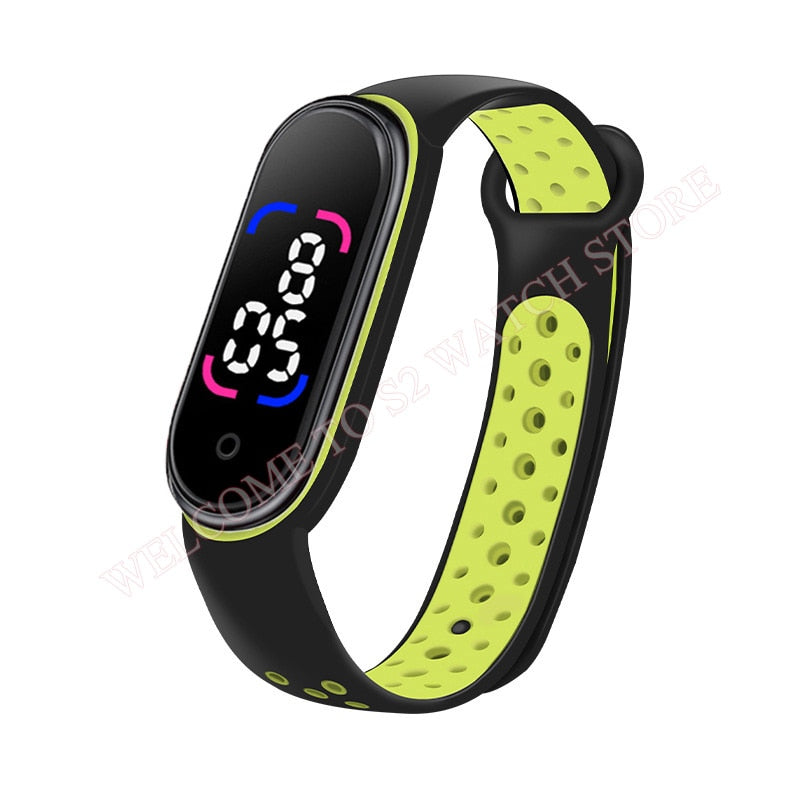 Fashion Sports Watch For Children girls/boys Waterproof Led Digital Watch Ultra-light Silicone Strap Teen Boys Girls WristWatch Unisex