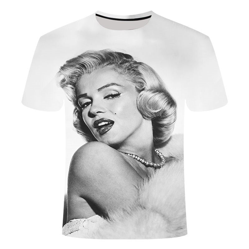 Men / Ladies t-shirt prints Marilyn Monroe with other beautiful  prints / FREE shipping