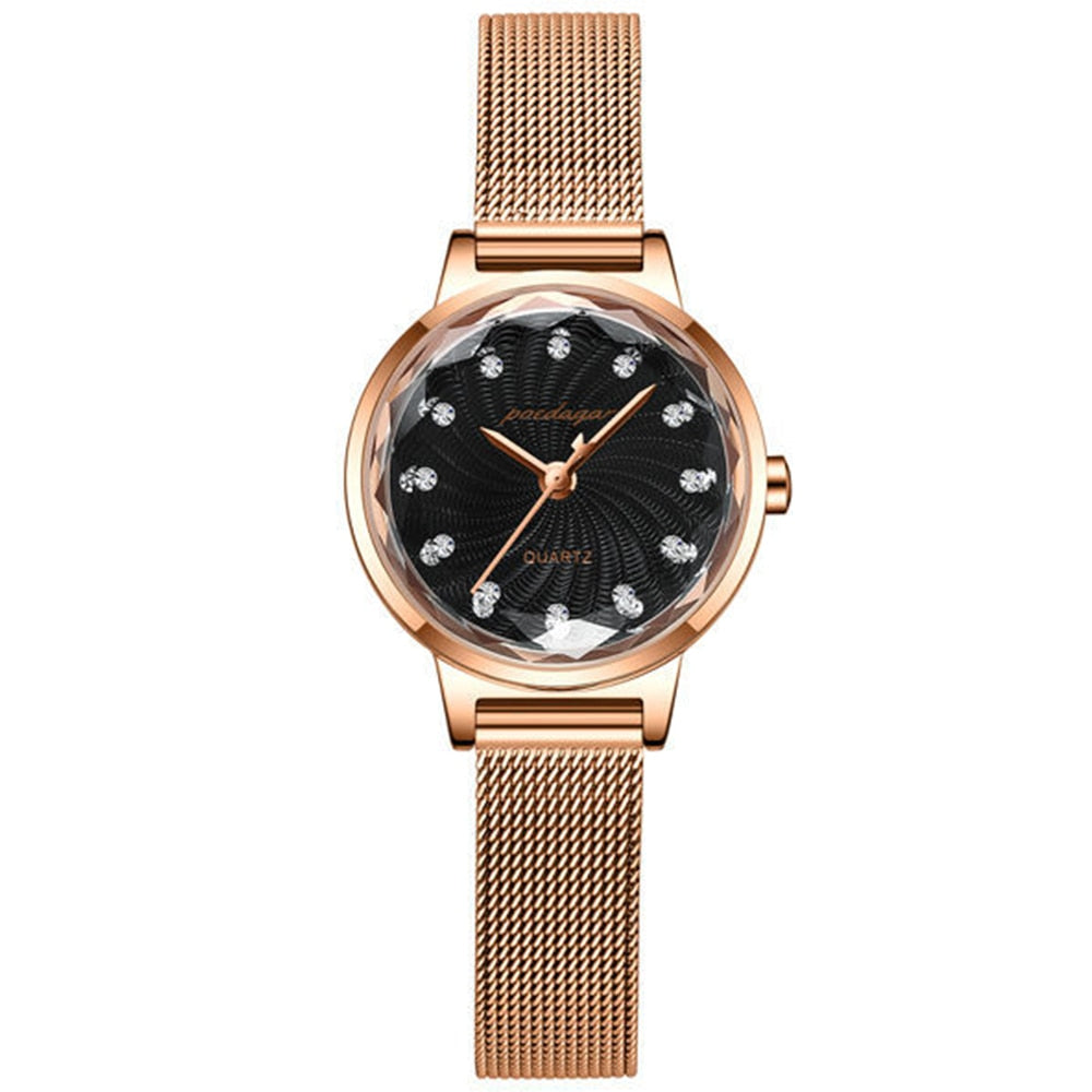 POEDAGAR Elegant  Ladies Quartz Watch  / Rose Gold Stainless Steel /  Waterproof , enter Discount Code QRX0YP9S16Q6  Buy 1 get 1 FREE / FREE Shipping