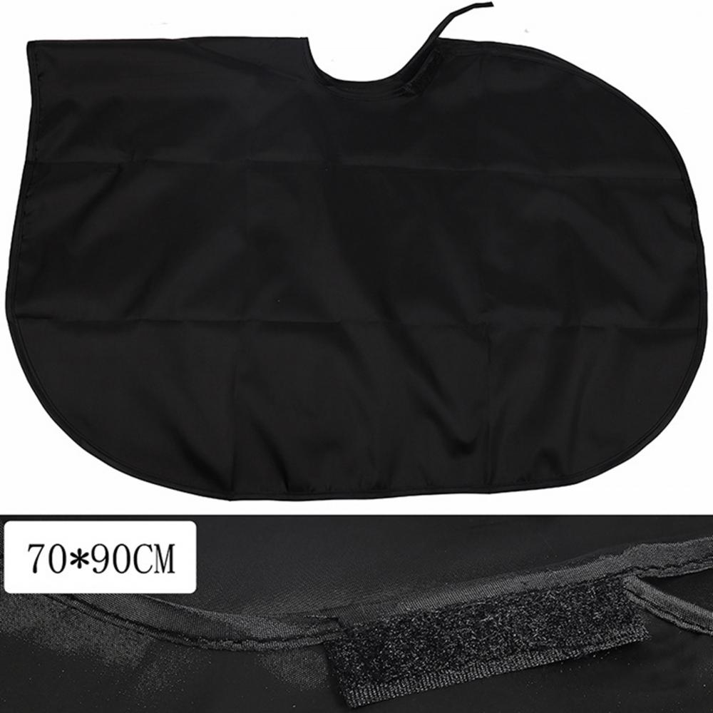 Waterproof Hair Coloring Cape /  Black Shawl for Salon - Barbershop  Hairdressing Apron  / FREE Shipping