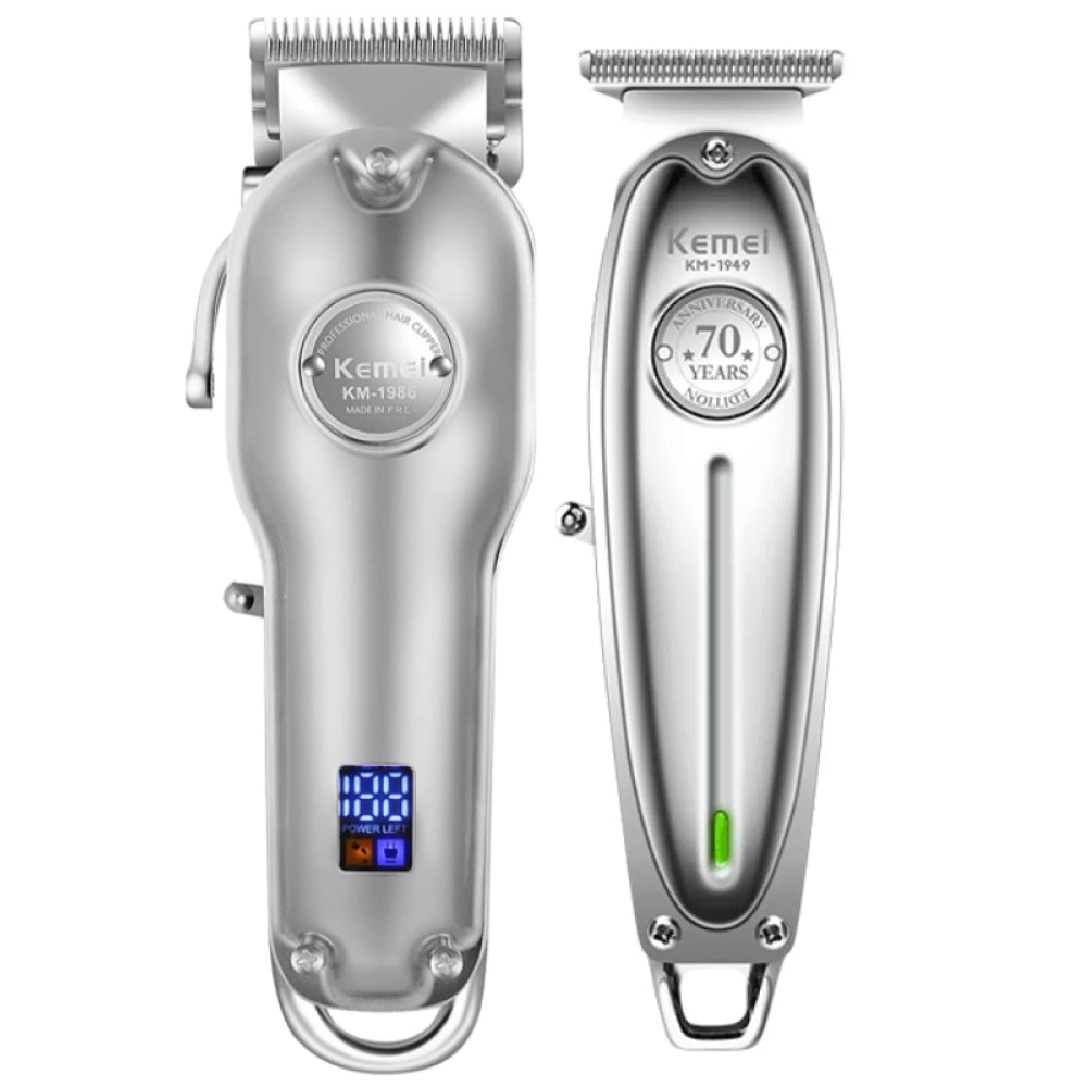 Kemei Professional  Mombo Kit  KM-1986, KM-1949, KM-1102  3-piece Combo set USB Charger / Trimmer, Cutter, electric shaver for men /  FREE Shipping