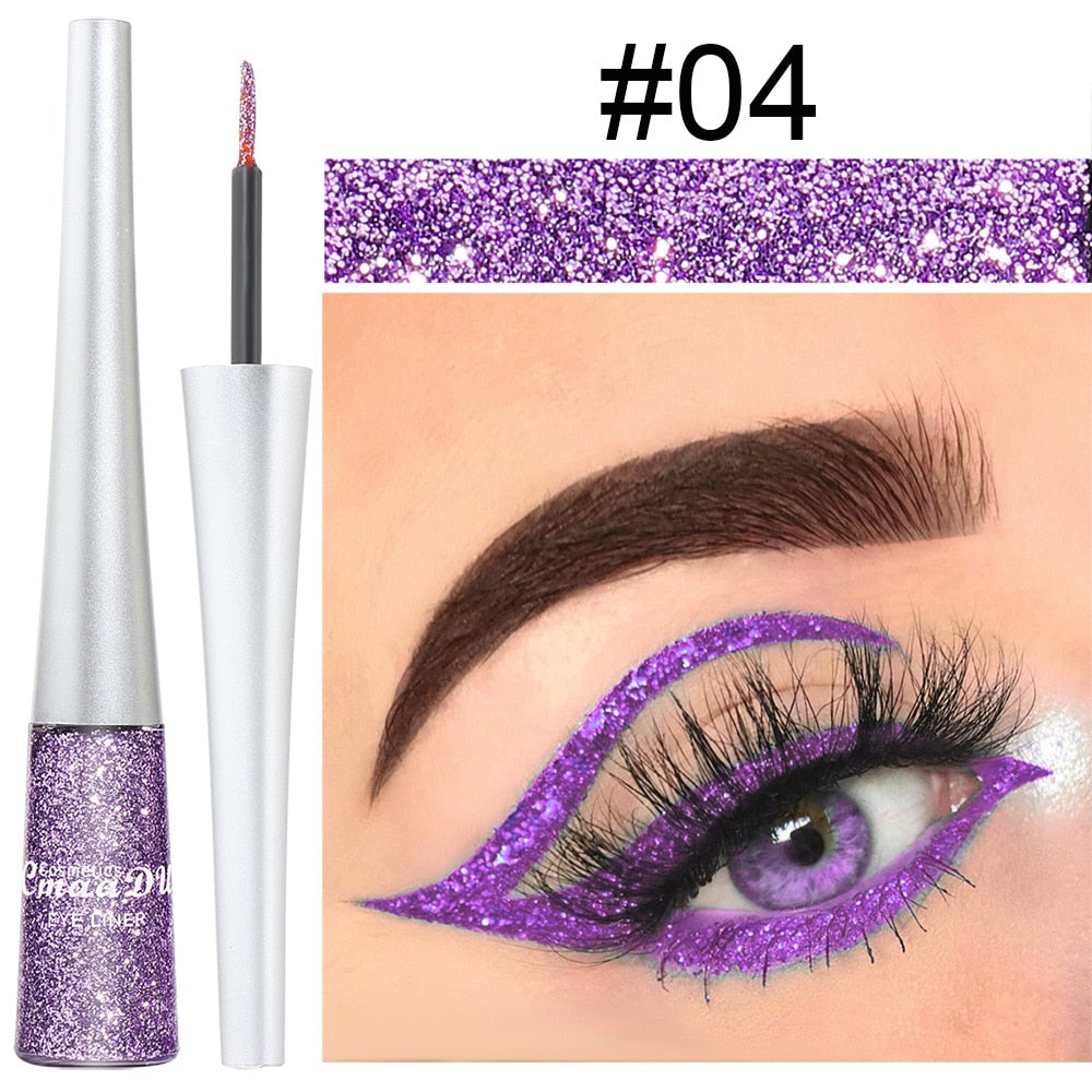 Diamond Glitter Eyeliner pen  / enter R238B59SH4XW  Buy 6 get  1 FREE / FREE Shipping