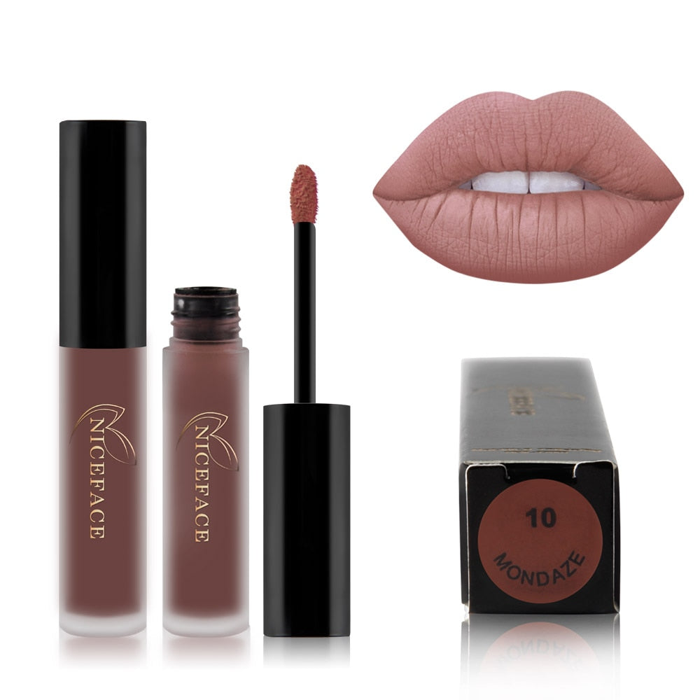 Best Lip Gloss/ Lipstick 25 Colors Waterproof Matte Lip Gloss Liquid / Buy 6 get 1 FREE / Enter Code 1G3G7SQNGXFP /  FREE Shipping