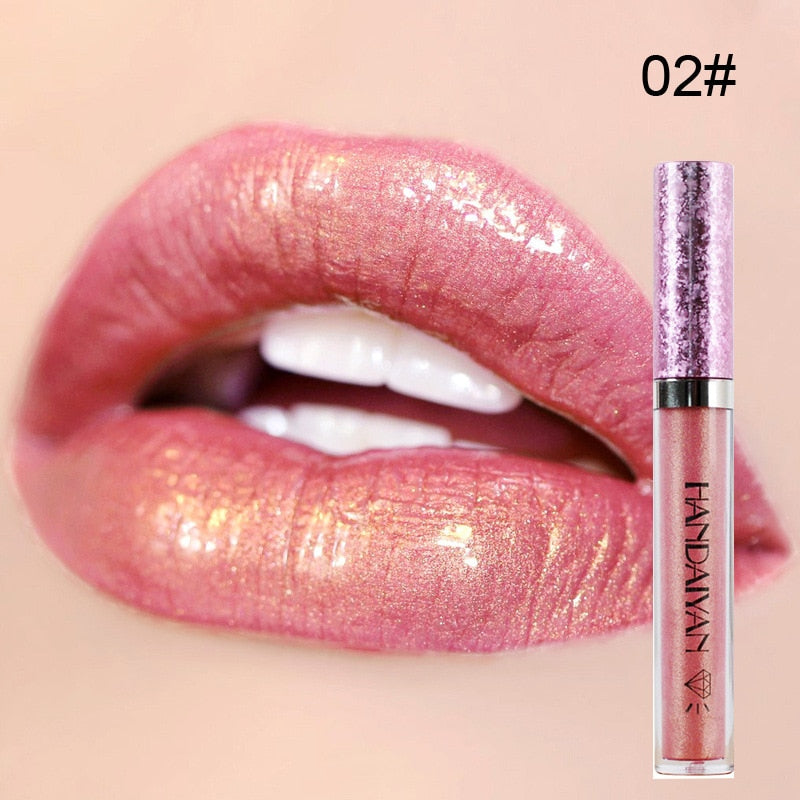 Plump Lip Gloss  Waterproof Liquid Lipstick Shimmer Lip Gloss beautiful colors  / FREE Shipping