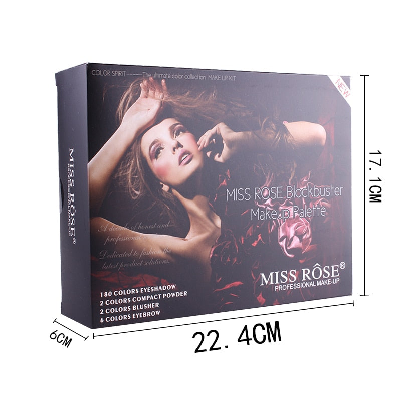 Miss Rose Professional Cosmetic Makeup Set Eye Shadows Palette / FREE Shipping