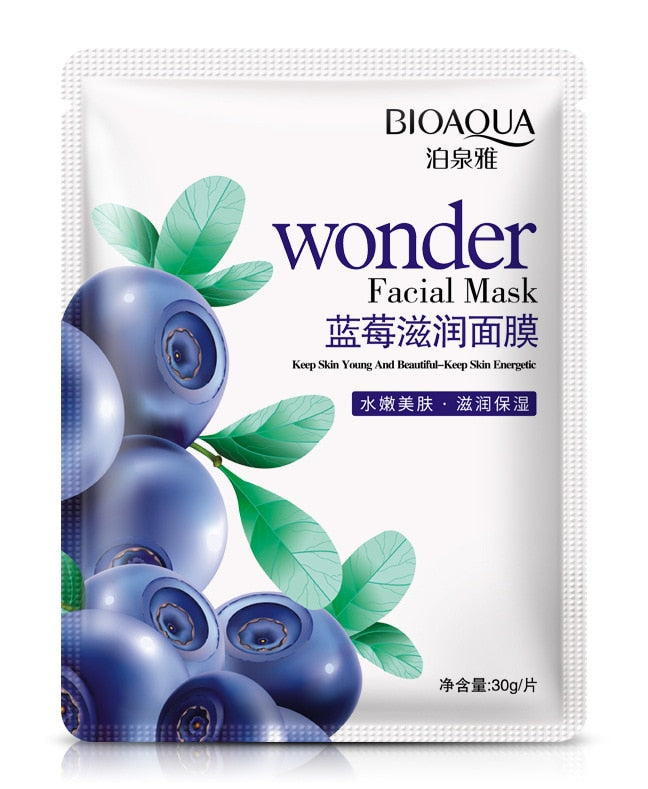 Skin Care Natural Fruit Plant Facial Mask Moisturizing / Oil-Control - Fruit Face Mask  / FREE shipping