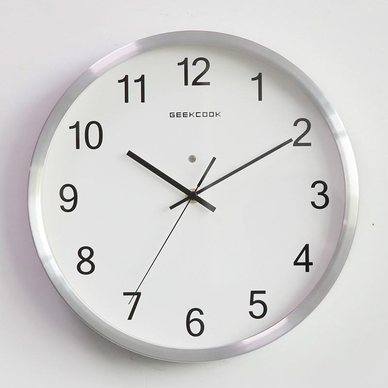 Luminous Wall Clock Large Number Hanging Clocks /  Quiet / Kitchen, Living Room
