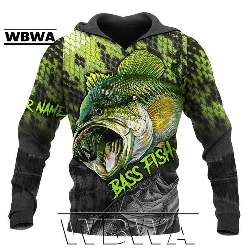 Fishing Hoodies for Women/Men of Salmon/ Bass/ Mahi and fish images / FREE shipping