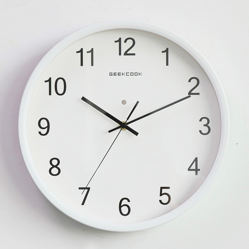 Luminous Wall Clock Large Number Hanging Clocks /  Quiet / Kitchen, Living Room