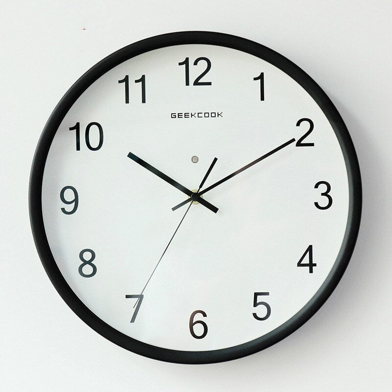Luminous Wall Clock Large Number Hanging Clocks /  Quiet / Kitchen, Living Room
