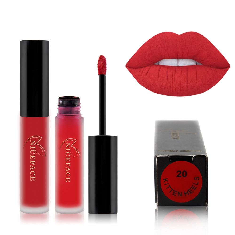 Best Lip Gloss/ Lipstick 25 Colors Waterproof Matte Lip Gloss Liquid / Buy 6 get 1 FREE / Enter Code 1G3G7SQNGXFP /  FREE Shipping