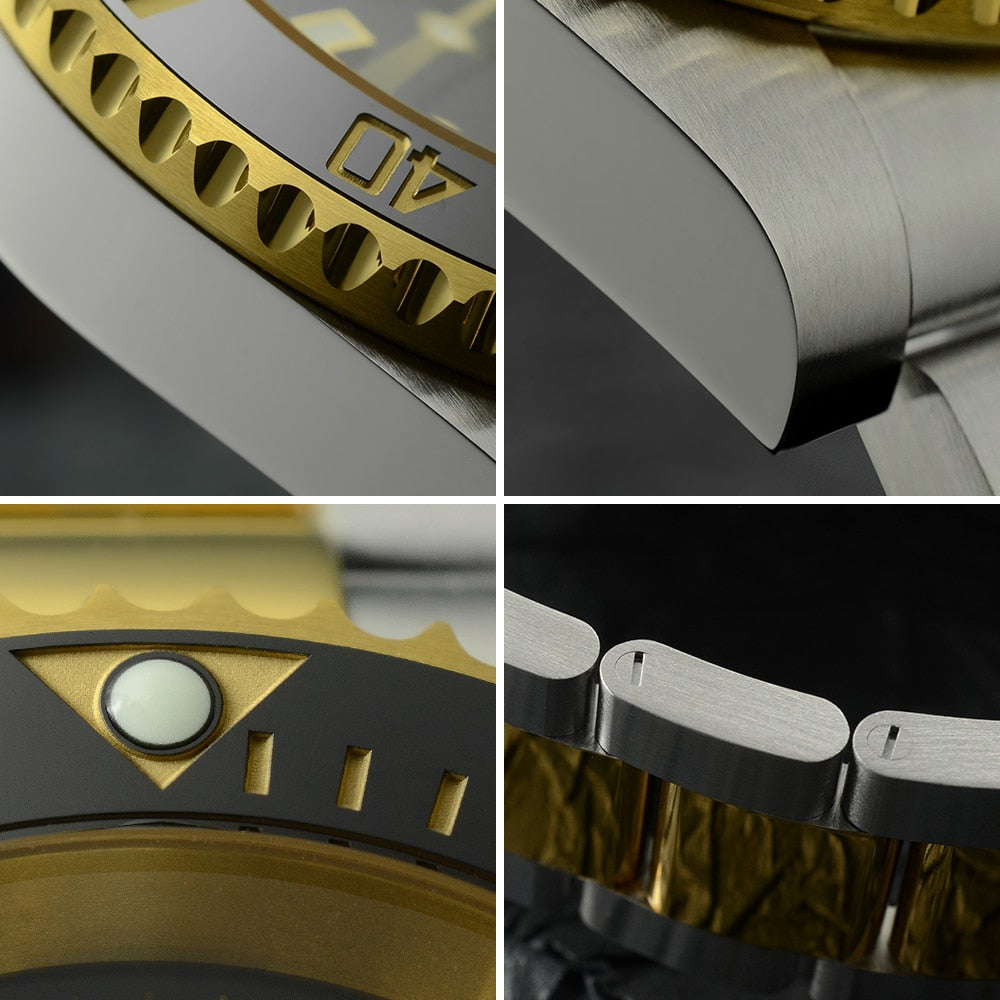 San Martin Diver Watch Water Ghost Sub Homage NH35 Luxury Sapphire Men Mechanical Watches 20Bar Waterproof BGW-9 Luminous