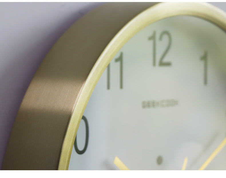 Luminous Wall Clock Large Number Hanging Clocks /  Quiet / Kitchen, Living Room