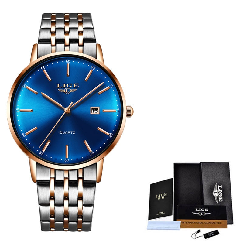 LIGE  beautiful elegant  Ladies Watch /  Waterproof
