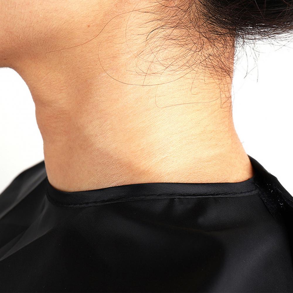 Waterproof Hair Coloring Cape /  Black Shawl for Salon - Barbershop  Hairdressing Apron  / FREE Shipping