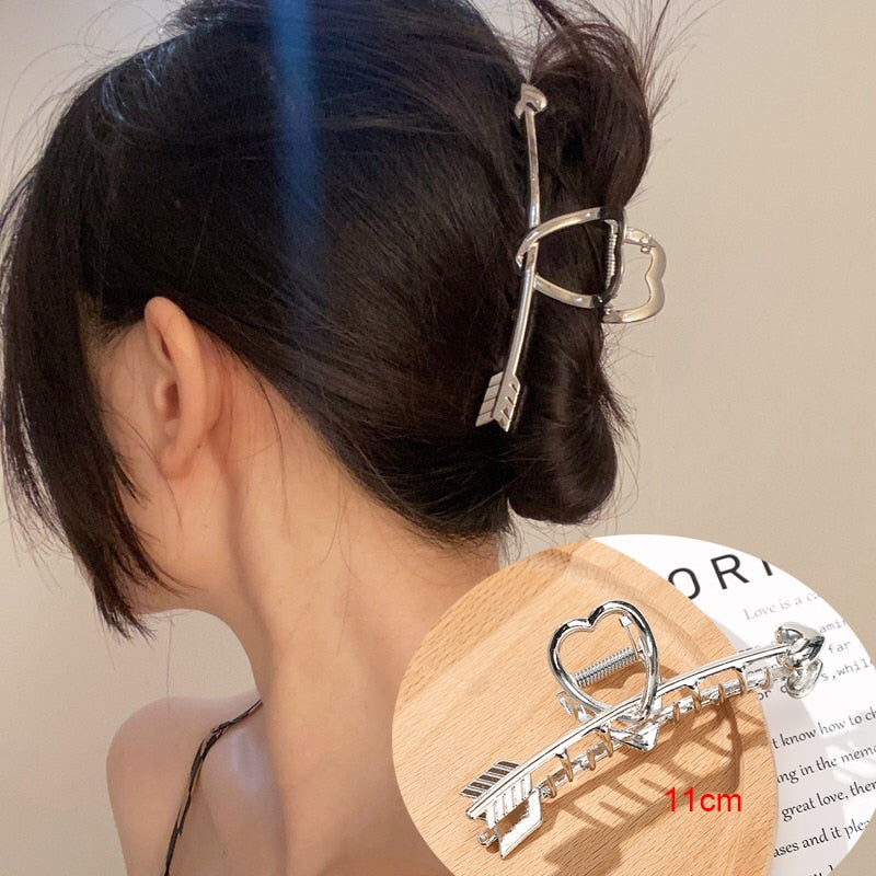 AWAYTR custom Rhinestone Metal Hair Claw Crab Clip / Free Shipping