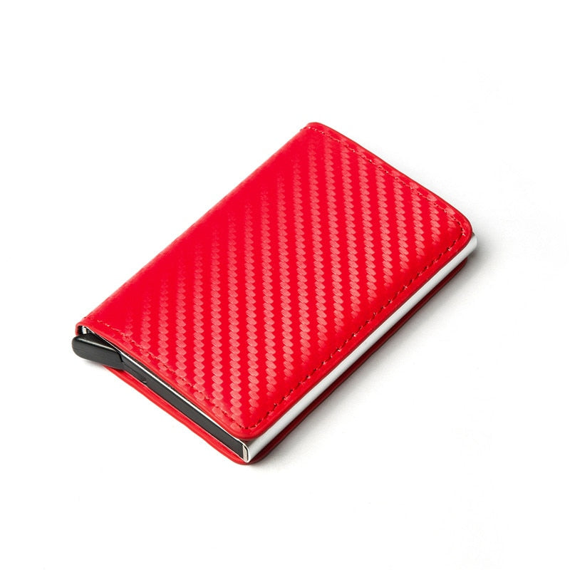 Men RFID Blocking Money, Bank Card Slim Leather Wallet-ID Holder-money clip/ Free Shipping