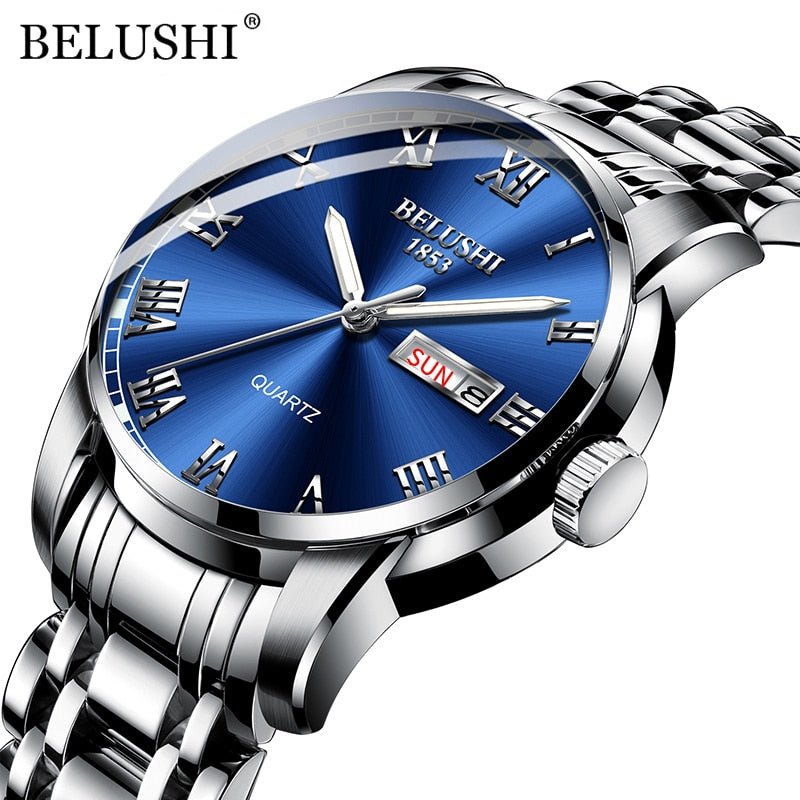 BELUSHI Top Brand Luxury Men's Watch, Luminous/ FREE Shipping - tracking available
