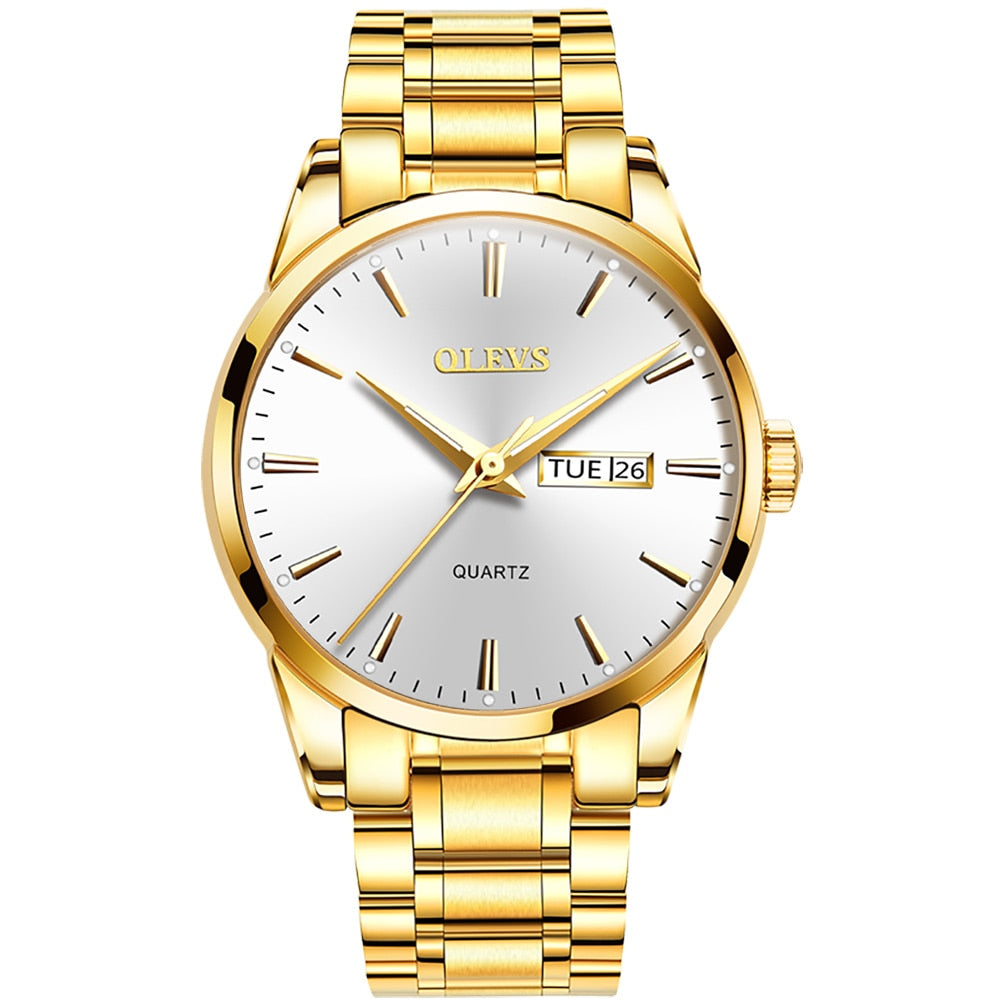 OLEVS Luxury business watch for Men /  enter discount code K0B074XFDPD6 Buy 1 get 1 FREE / FREE Shipping